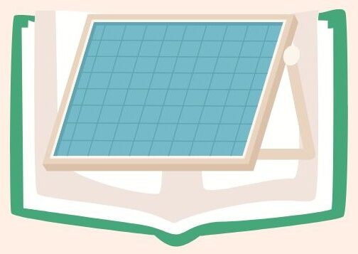 太陽の光で発電