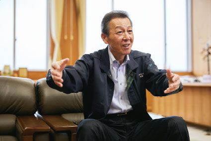 野付漁協専務理事の内藤智明さん