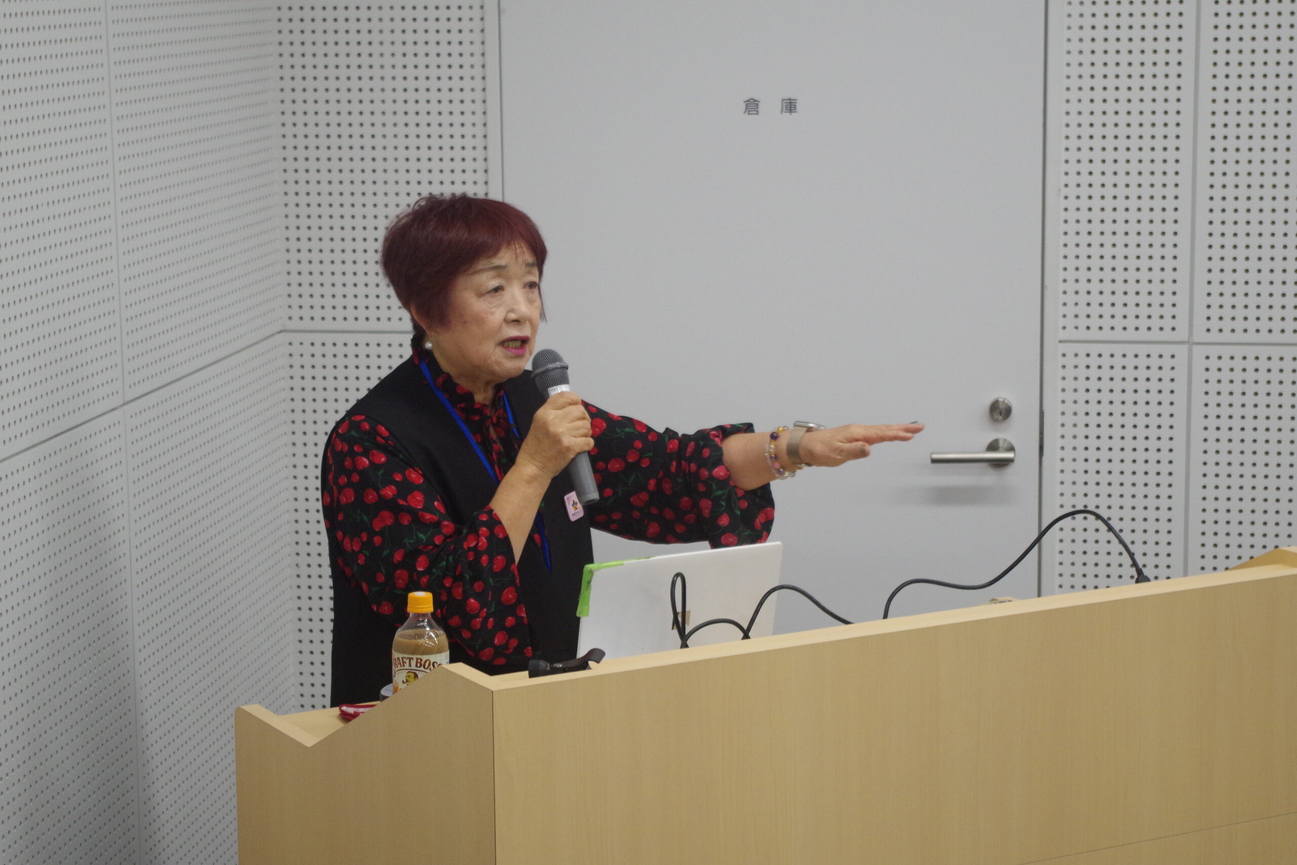 NPO法人富岡町3.11を語る会の代表　青木淑子さん